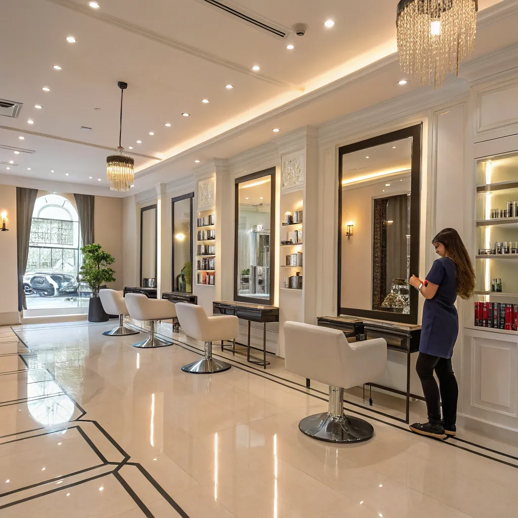Inside view of ZUCKERSLIST salon